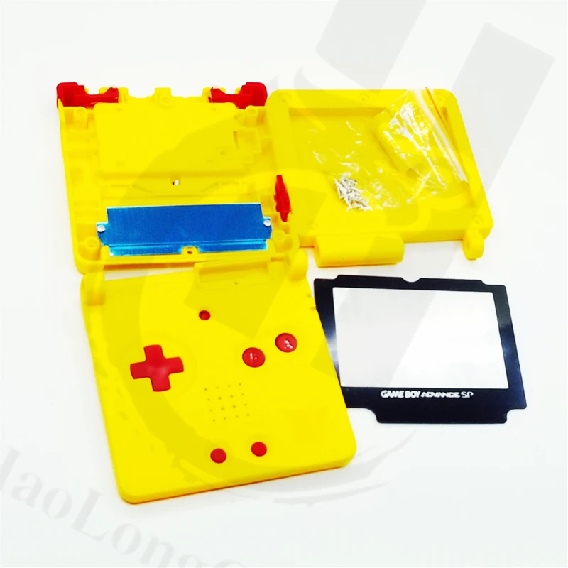 DIY Game Accessories For GameBoy Advance SP For GBA SP shell Housing Case Cover cartoon Edition Replacement Shell screen button