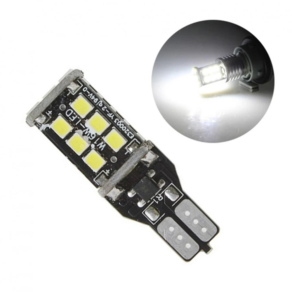 T15 W16W супер яркий высокой мощности 15SMD 2835 Светодиодный Canbus без ошибок резервный