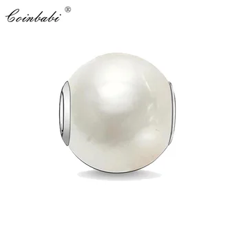 

Beads Pendant Pearl Large Hole For Women Trendy Gift Thomas Style Karma Silver Charm Jewelry Fit Ts Bracelet Necklace