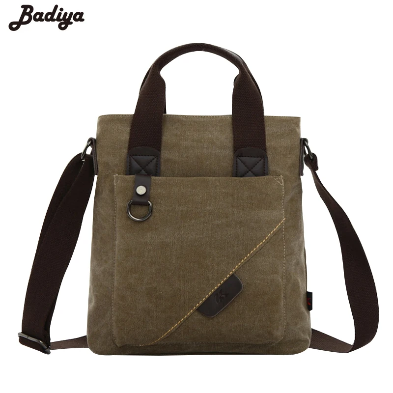 

Fashion Men's Business Crossbody Shoulder Bags Canvas Messenger Bag Men Casual Handbag Male Tote Ipad Pack Bolsas
