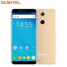 Original Oukitel C8 Cell Phone 5.5 inch Screen 2GB RAM 16GB ROM Quad Core MTK6580A Android 7.0 13.0 Camera 3000mAh 4G SmartPhone