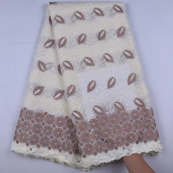 

African 100% Cotton Voile Lace Swiss Lace 2019 High Quality Lace Swiss Voile Laces In Switzerland Stones For Women Dress Y1663