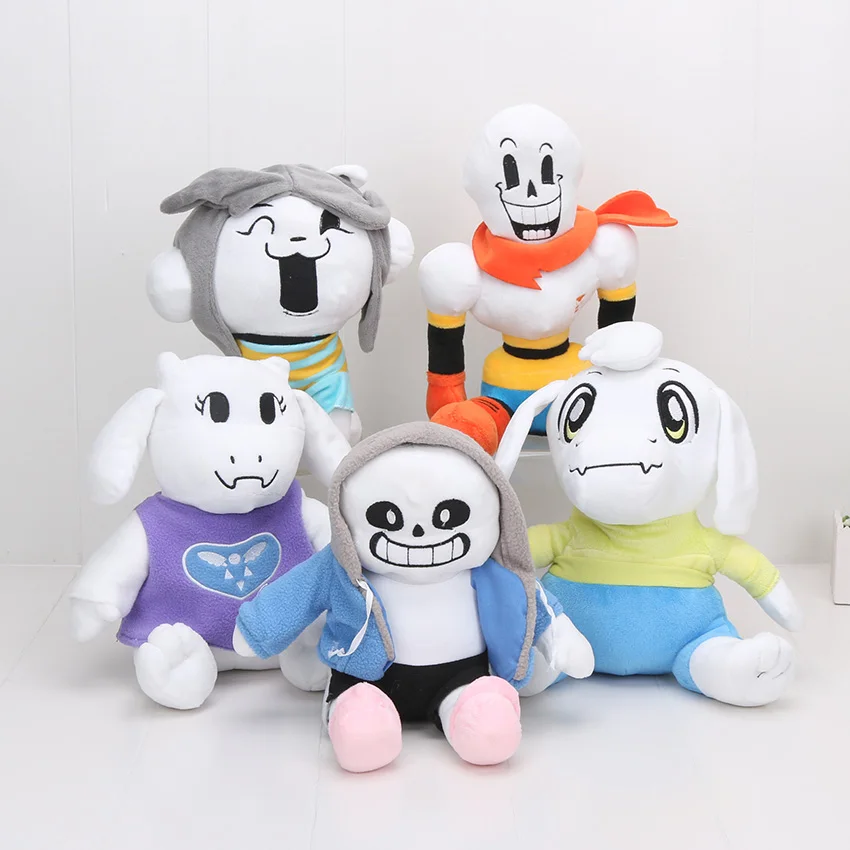 Undertale plush toys Frisk Chara Sans Papyrus Frisk Asriel Napstablook Toriel Temmie plush stuffed animal doll