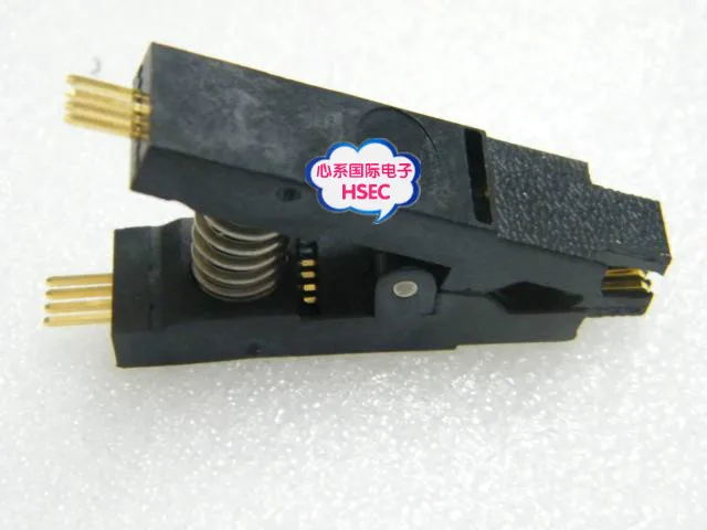 SOIC8 IC flash clip DIY kit /soic8 sop8 ic тестовый зажим SOP8 адаптер гнездо для TL866CS TL866A EZP2010