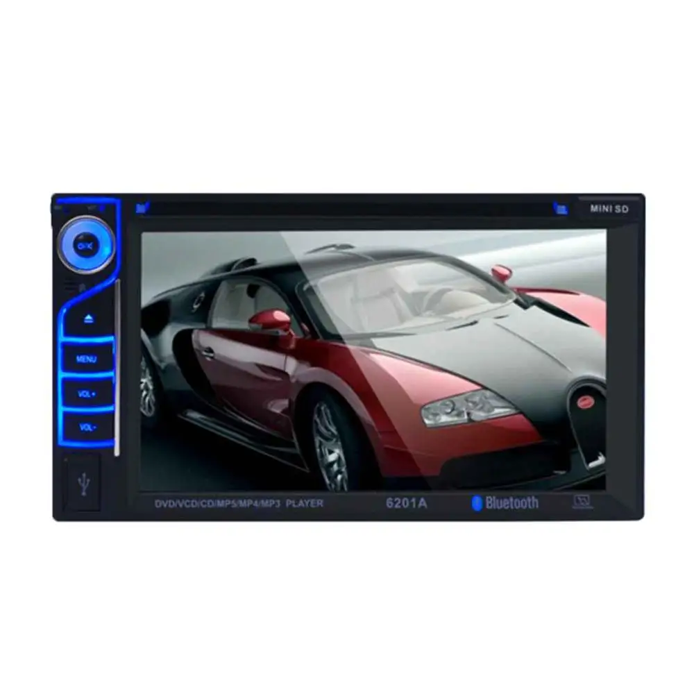 

6.2'' Universal 2 Din Car DVD/USB/SD/MP4 Player Auto Touch Screen Bluetooth Radio CD Player