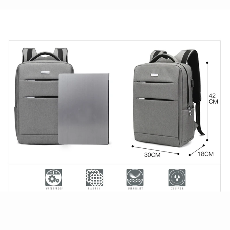 USB Interface Laptop Bag Traveling Business Backpack For Macbook Air 16 Inch Xiaomi computer Backpack Notebook Bag Laptop Case (3)