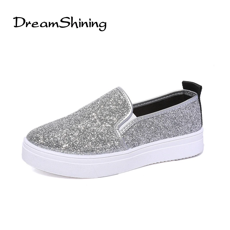 black sequin flat shoes