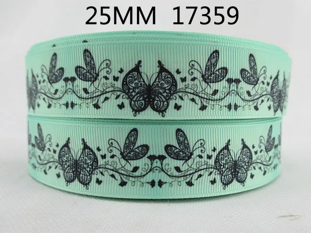 

(5yds per roll) 5Y17359 kerryribbon tape 1'' printed ribbon Grosgrain ribbon
