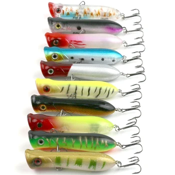 

Top Water Popper Fishing Lure 8cm 11g Carp Bait New Leurre Souple