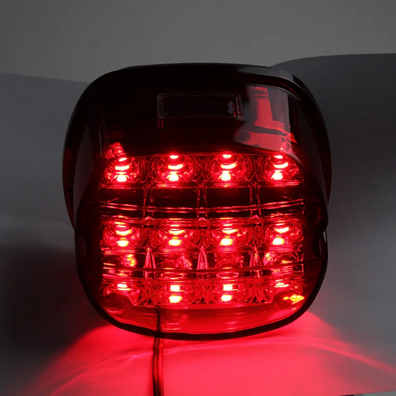 FADUIES Fat Boy FLSTF Night Train FXSTB Softail Sportster Road King Electra Glide Road Glide Motorcycle Led Brake tail light (12)