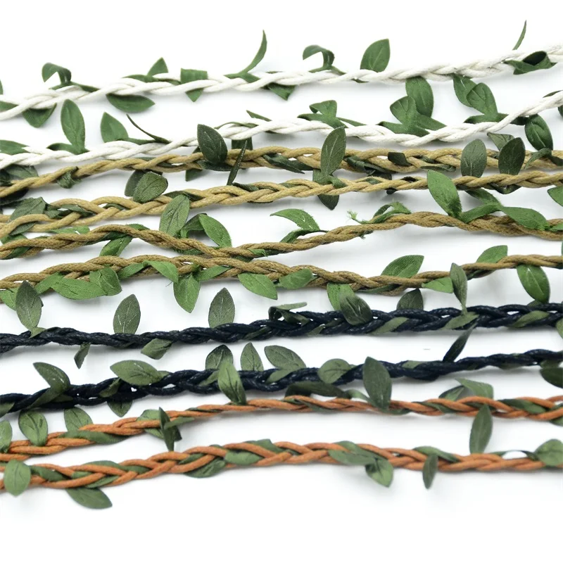 Гирлянда из искусственных листьев плюща 1 м 5 цветов|fake foliage|ivy leaf garland plantsartificial ivy