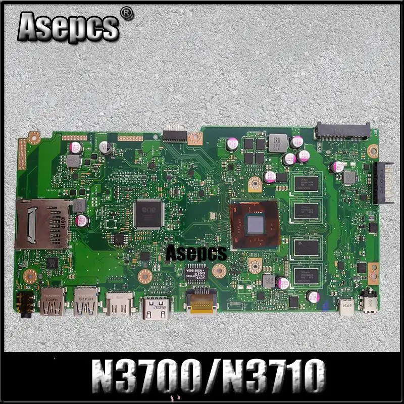 Asepcs X540SA Laptop motherboard for ASUS VivoBook X540SA X540S X540 F540S Test original mainboard 4G-RAM N3700/N3710 4-Core CPU