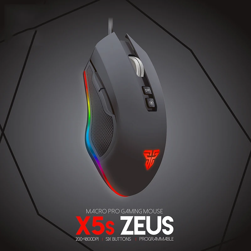6DUsb Wired Game Backlit Mouse Office Home Ergonomics & Laptop Touch Laser Programmable Mouse E-sports Gamer