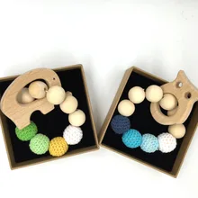 Untreated Maple font b Teether b font with font b Organic b font Wood Toy Wood