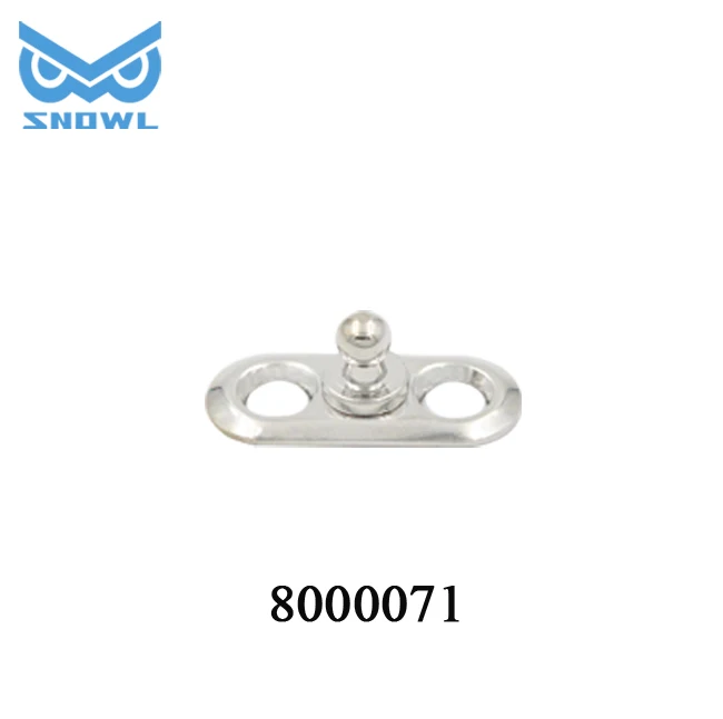 

10 Pc OWOZ Snap Fastener Lower Part Nickel Plated Brass Boat RV Canvas 8000071