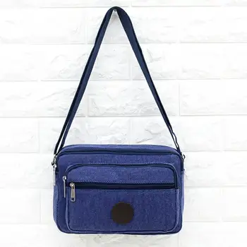 

ZHIERNA Men's Shoulder Bag Messenger Pack WomanHandbag High Quality Canvas Bag Multi-functional Large-capacity Pack Fashion