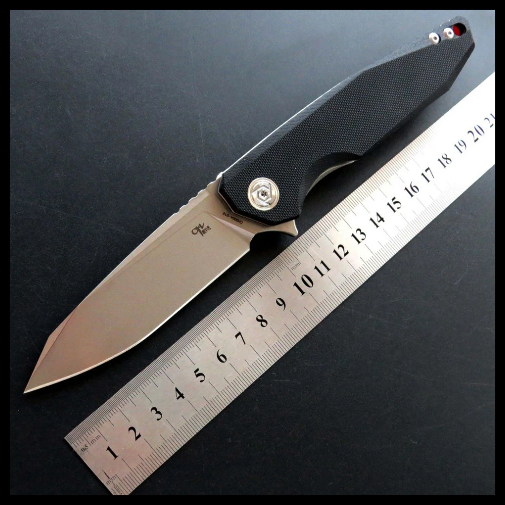 

ZZSQ CH3004 Camping Folding Knife D2 Steel Blade G10 Handle Two Colors EDC Outdoor Knives Hand Tool Outdoor Multifunctional Tool
