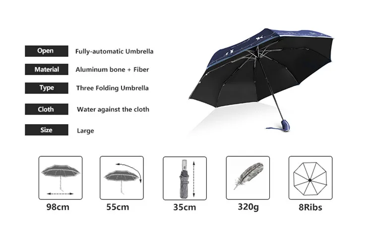 Зонтик с цветами и кошками, женский ветрозащитный Сверхлегкий зонт от солнца и дождя, Автоматический Складной Зонтик, женский зонтик