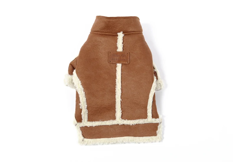 HOOPET Small Dog/Cat Clothes Lamb Coat Thick Shirt Winter Cool Brown Two Feet Pet Product for Dogs Wholesale/Retail