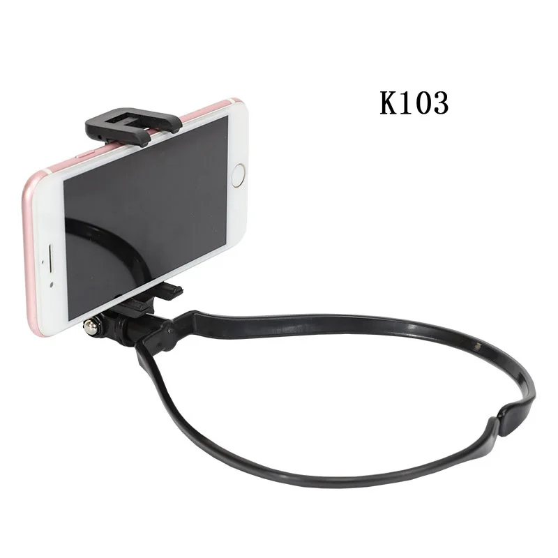 Портативный держатель смартфона на шею для POV фотографирования видео запись селфи для iPhone samsung huawei Gopro спортивные камеры