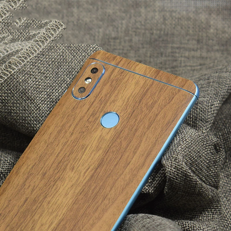 

Wood Grain Decorative Back Film For Xiaomi Redmi Note 5 Mobile Phone Protector Note 5 Pro Note5 Back Film Stickers With Gift
