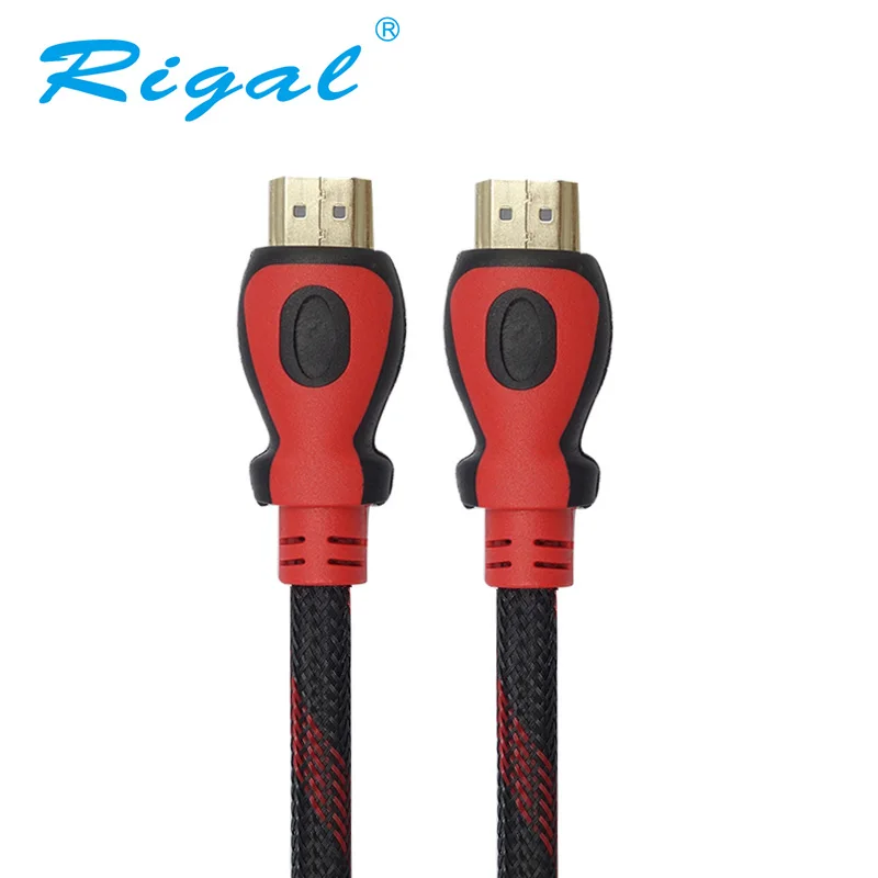 Rigal 1,4 в HDMI кабель 1,5 м 3 м 5 м 10 м HDMI кабель папа-папа адаптер 1080P 3D HD tv lcd светодиодный DLP проектор RD817 RD805