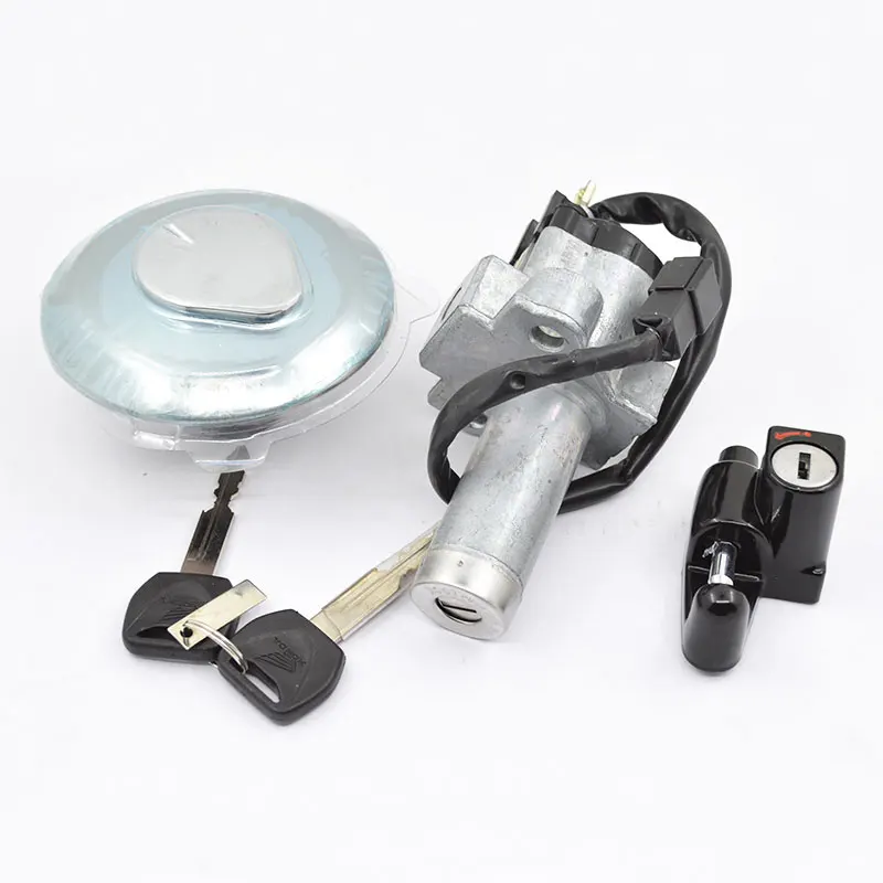 

Genuine Motorcycle Ignition Fuel Cover Helmet Lock Set for Honda XR 125 L XR125 XR 150 XR150 2014-2018 Original Equipment Parts