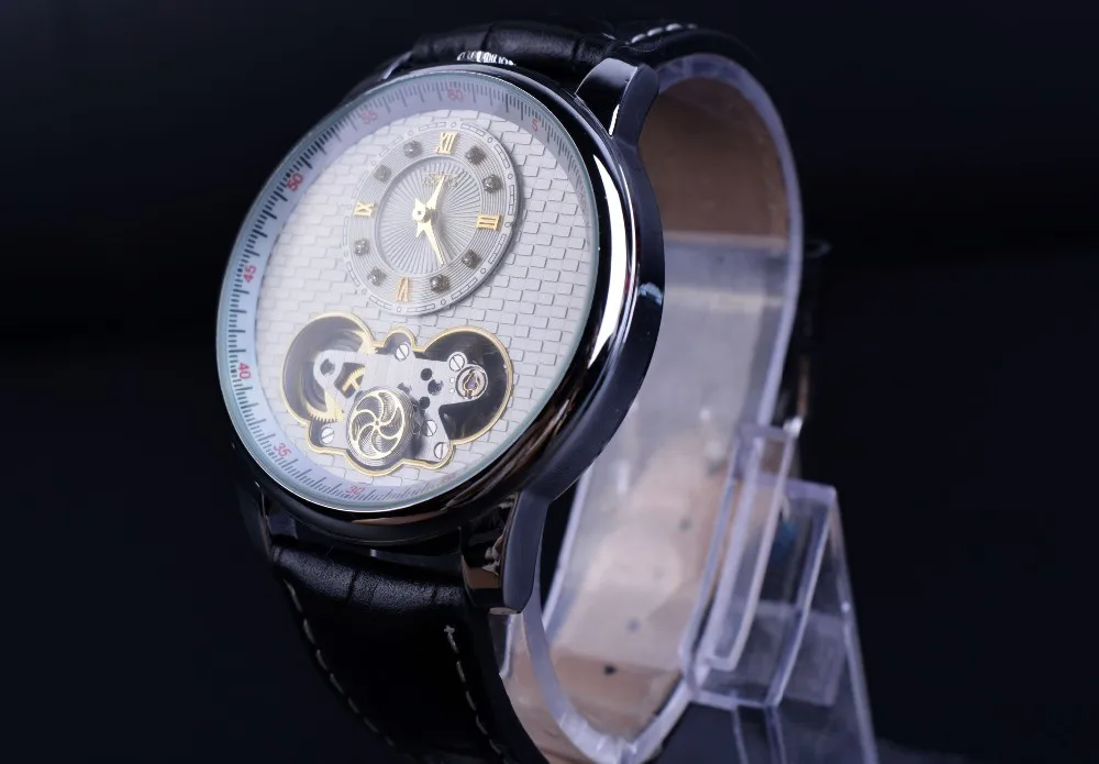 Классические мужские часы с двойным перемещением, автоматические кварцевые часы, мужские наручные часы, Erkek Kol Saati, мужские деловые часы, роскошные часы для мужчин