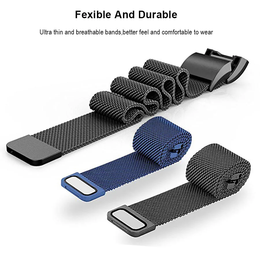 SCOMAS для Fitbit Charge 2 полосы Магнитный сменный ремешок из нержавеющей стали Fit Bit Charge2
