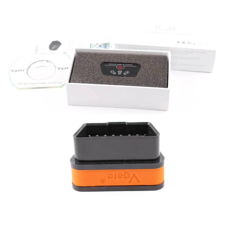 Vgate iCar 2 ELM327 Wifi/Bluetooth OBD2 диагностический инструмент для IOS Android Icar2 на OBD2 OBD II протокол FW V1.5 считыватель кодов