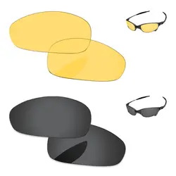 Черный серый и кристалл желтый 2 пары Замена оптические стёкла для Джульетта Солнцезащитные очки женщин рамки 100% UVA и UVB защиты