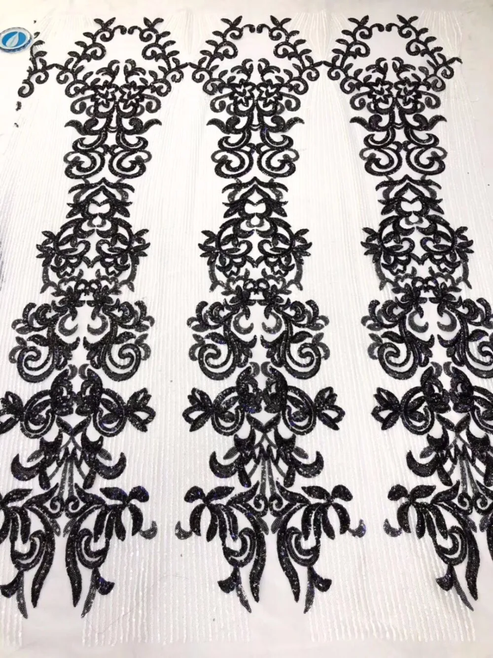 

The new African bud silk chiffon dress fabrics, French quality gauze with delicate sequins lace fabric