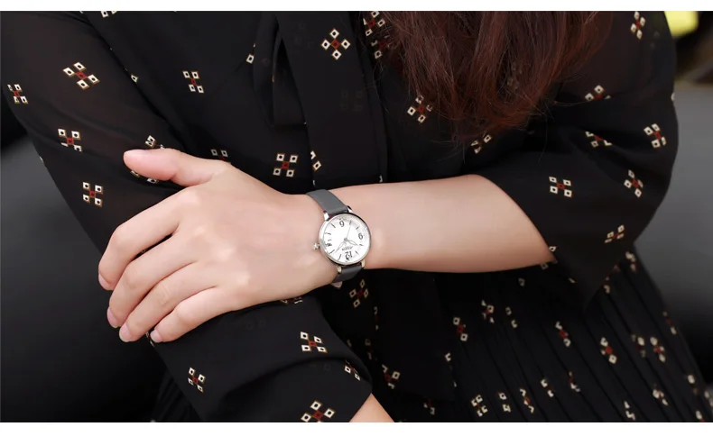 Новые женские часы Япония Mov Ретро часы изысканные модные платье браслет кожа резка девушка подарок на день рождения Julius 929