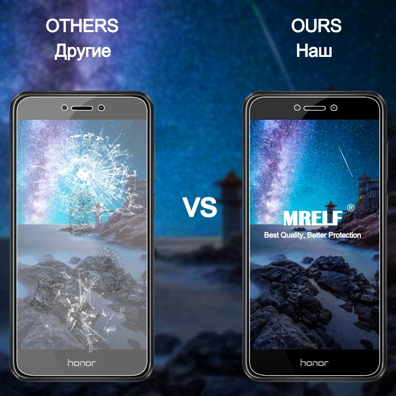 MRELF закаленное стекло для Huawei Honor 8 Lite защита экрана на 9H 2.5D Защитное телефона