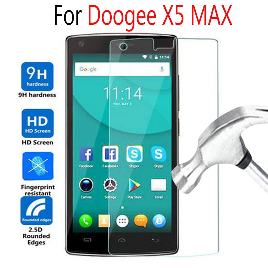 Doogee X5 Max закаленное стекло Для Doogee X5 Max чехол для защиты экрана чехол для телефона Doogee X5Max стеклянная крышка защитная Пленка чехол