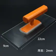 1 шт. 22x9 см пластиковая гладилка цементная Штукатурная плитка ручной скребок отделочный шпатель для бетона Инструмент