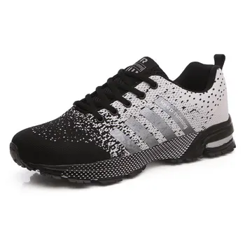 

2019 Sport Running Shoes Men Couple Casual Shoes Men Flats Outdoor Sneakers Mesh Breathable Walking Footwear Sport Trainers