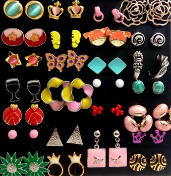 

Hot sale 50Pairs Top Mix Women Fashion Earrings Lady Charm Earrings Girls Party Gift Favor Wholesale Jewelry Lots