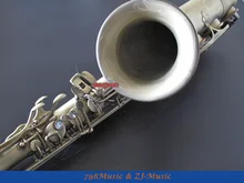 Antique Bronzy Bb Tenor Saxophone High F# With-Black Pearl Buttons
