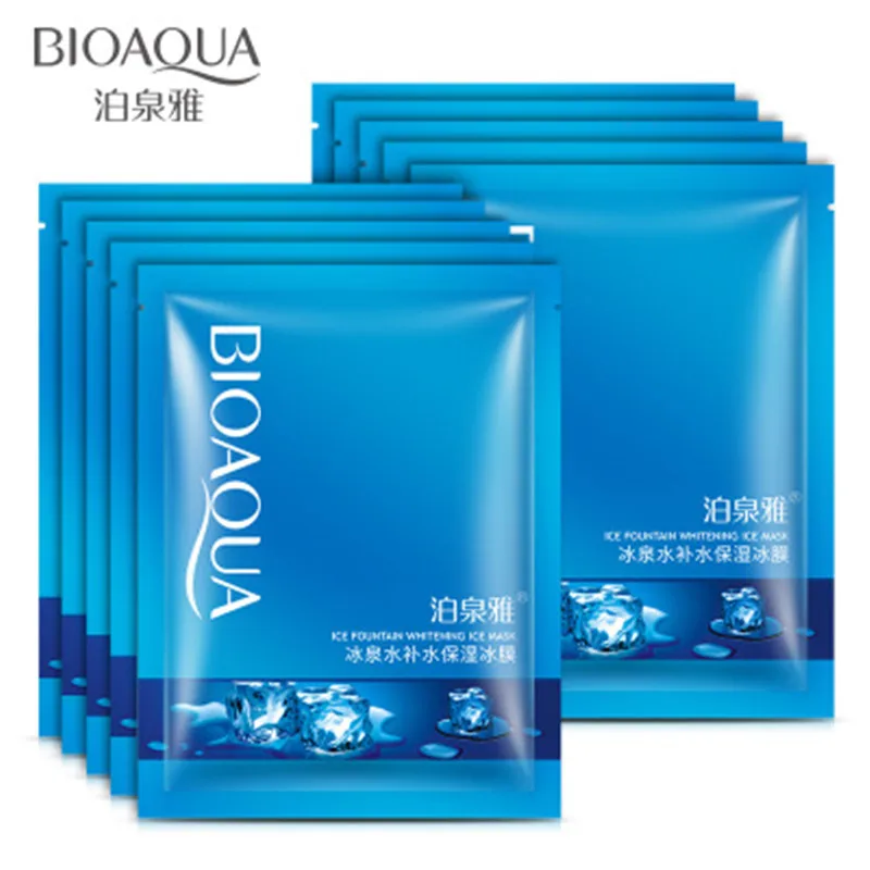 

BIOAQUA Ice Face Mask Hyaluronic Acid Face Care Moisturizing Whitening Oil Control korean cosmetics