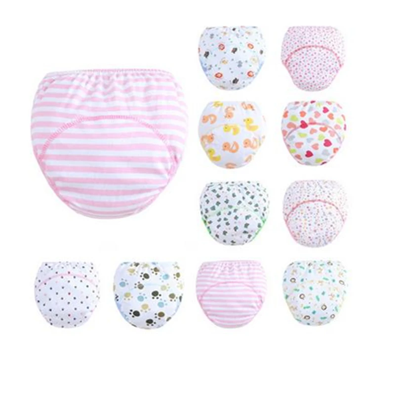 

The New Reusable Baby Infant Nappy Cloth Diapers Learning pants Soft Cotton Baby Nappy TRX0073