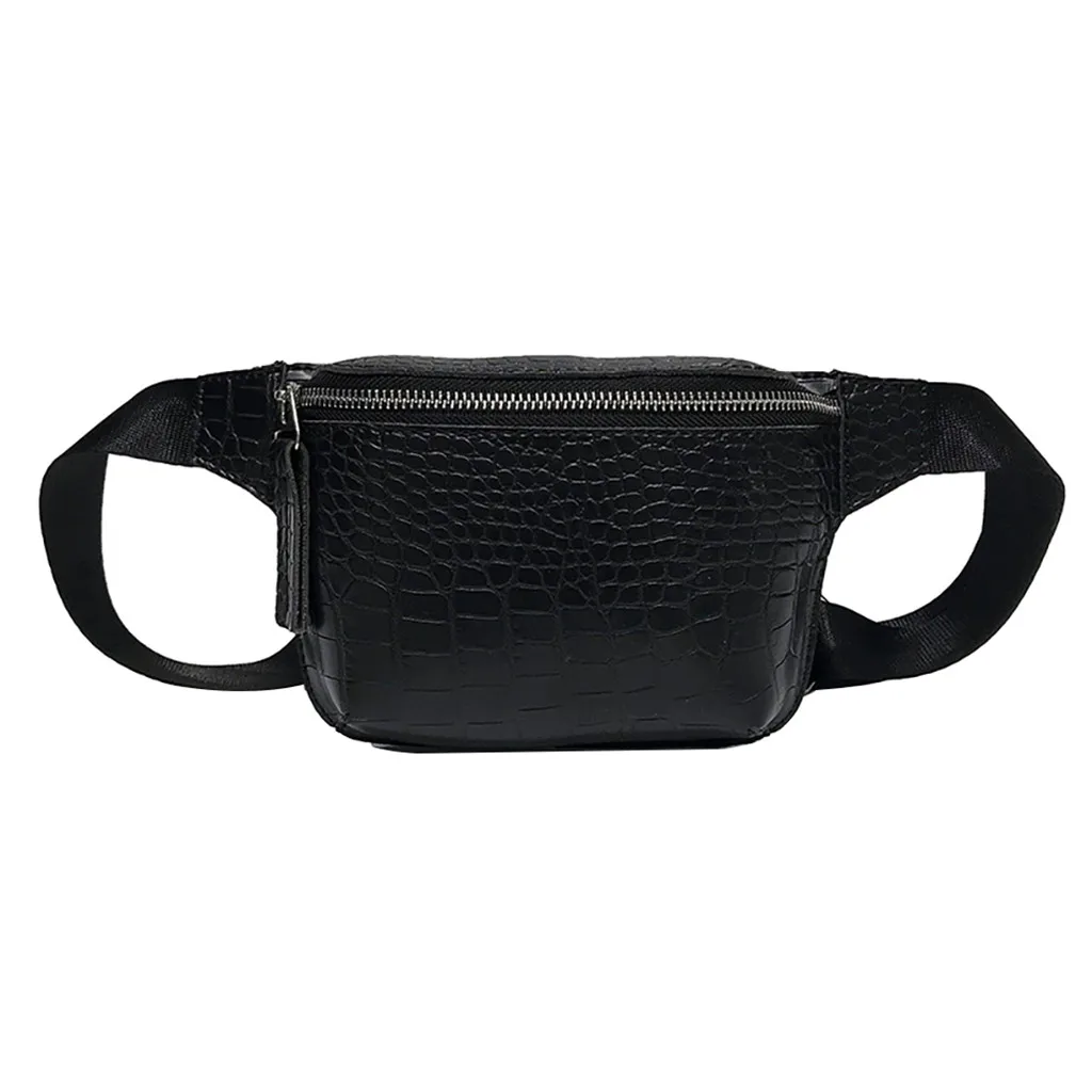 Женская поясная Спортивная поясная сумка из кожи аллигатора, маленькие простые карманные поясные сумки, универсальная дорожная сумка