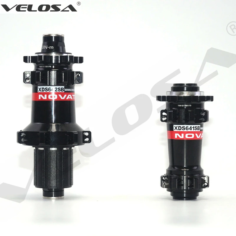 Novatec XDS641SB/XDS642SB AM/ENDURO втулки MTB 641/642 прямые тяговые с ABG антиукусающим кассетным