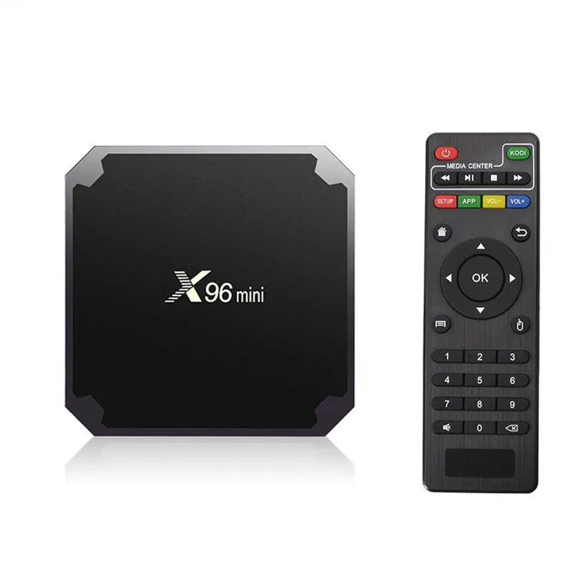 

X96 mini Android 7.1 Smart TV BOX S905W Quad Core support 2.4G Wireless WIFI Set Top Box+IR CABLE X96 Mini 1GB 8GB 2GB 16GB