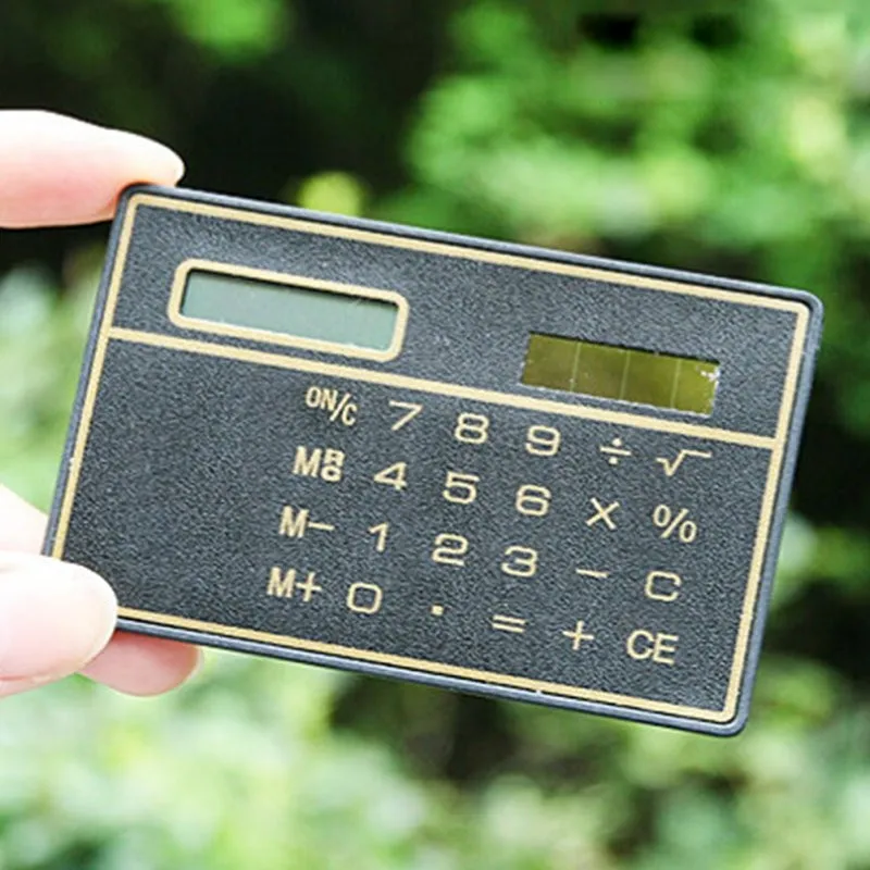 3in1 Mini Solar Power Calculator 10cm Long Magnifying glass Ruler Function PopDC