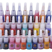 28 шт. татуаж пигментные чернила 28 цветов чернил татуировки комплект 5 мл краски татуировки
