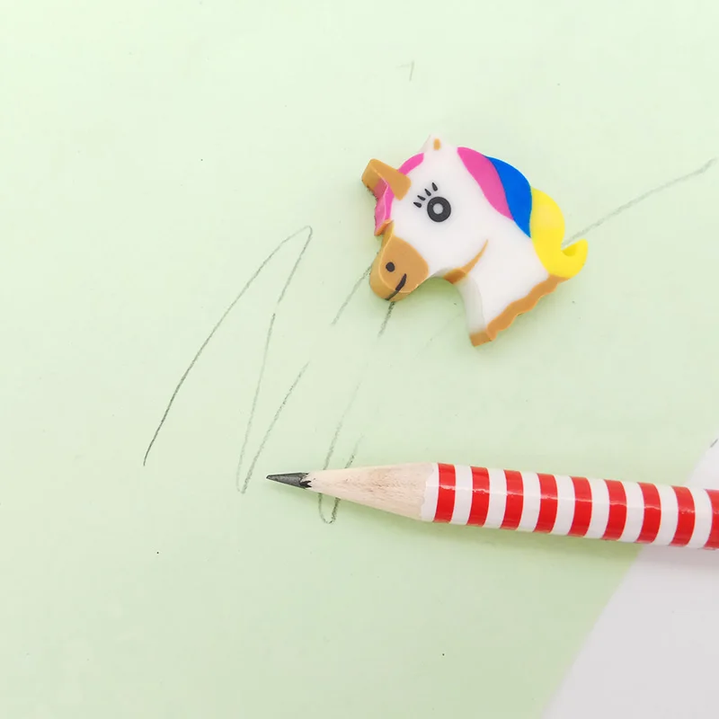 Pencil Eraser 4 Pcs/Set for Kids Gift