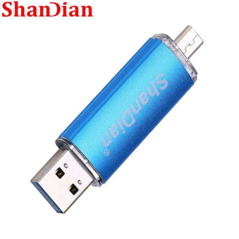 Внешняя флеш карта SHANDIAN OTG usb 100% 4 ГБ 16 32 64 ГБ|USB флэш-накопители| |