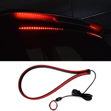 12 V T10 Luce di Stop A LED Lampeggiante del Freno Della Luce di Striscia di Avvertimento Di Sicurezza Della Luce Posteriore Della Lampada Del Segnale di Coda Alta Arresto Monte lampada 90 centimetri HA CONDOTTO La Striscia