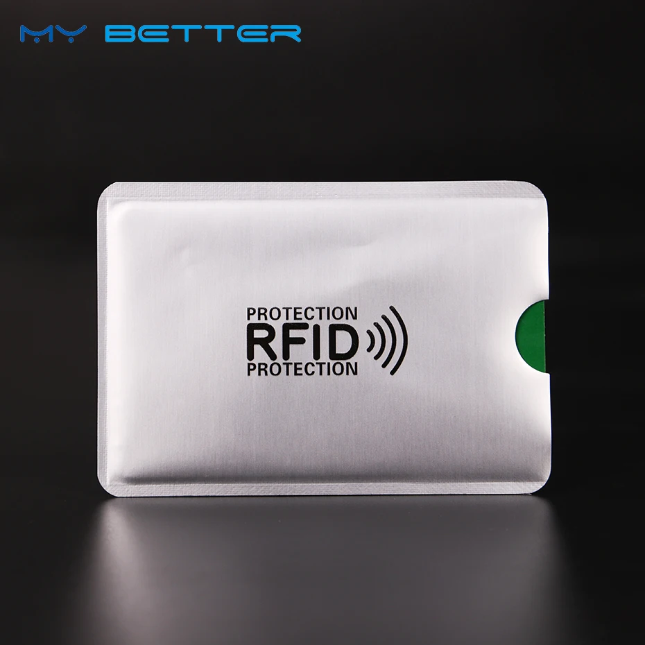 10PCS New Anti Rfid Blocking Credit Card Holders Aluminium Covers for